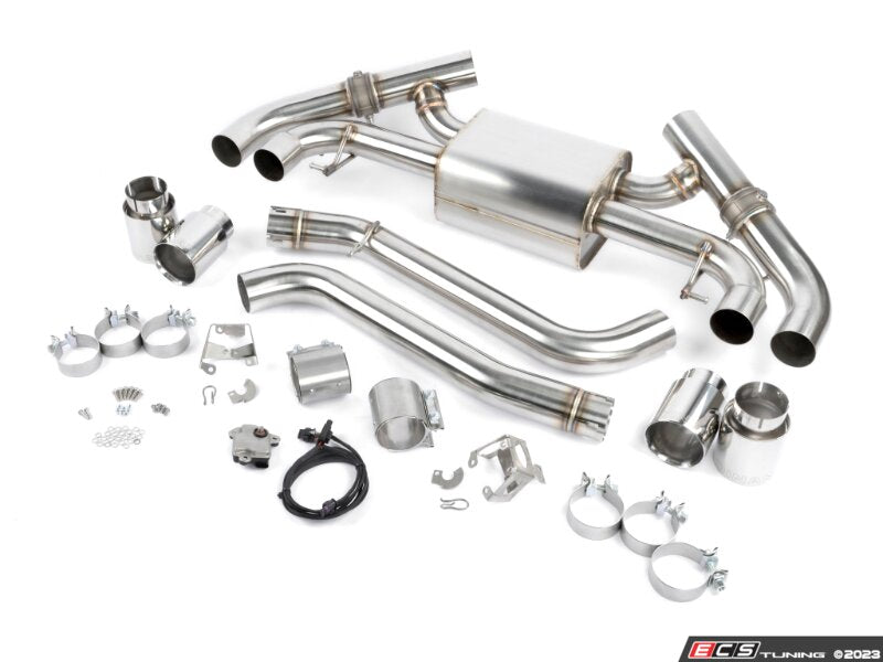 Performance Valved Axle-Back Exhaust - Polished Tips