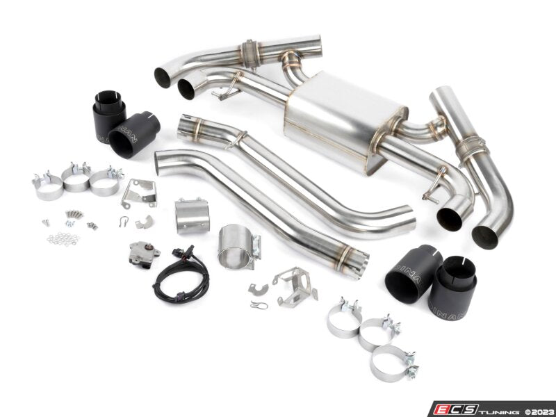 Performance Valved Axle-Back Exhaust - Black Tips