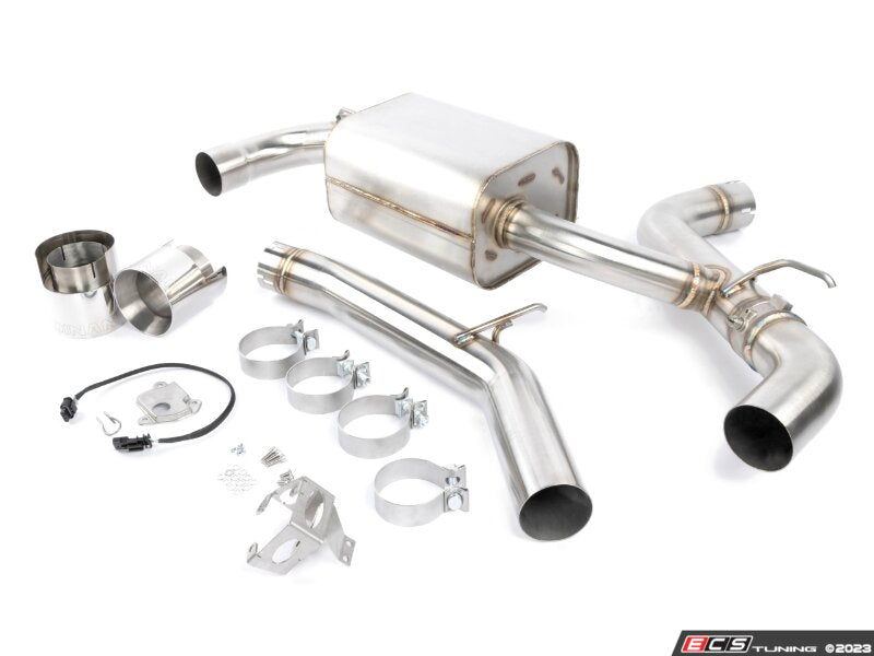 Performance Valved Axle-Back Exhaust - Polished Tips