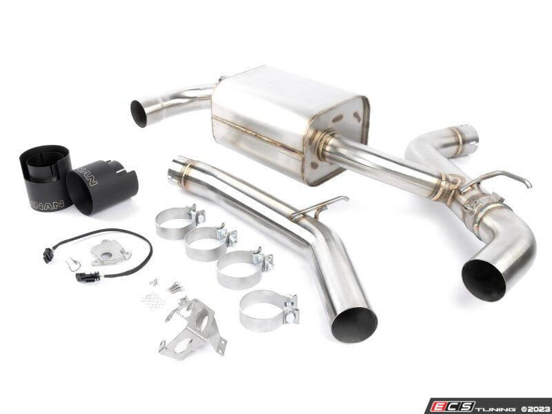 Performance Valved Axle-Back Exhaust - Black Tips