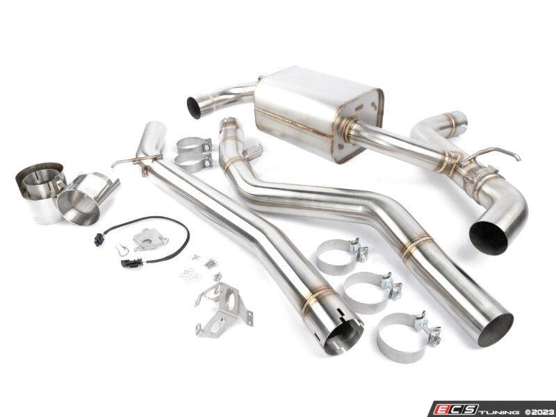 Performance Valved Cat-Back Exhaust - Polished Tips