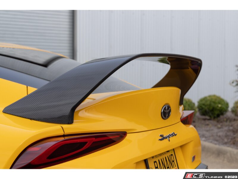 Dinan Carbon Fiber High-Rise Rear Spoiler - A90 Supra