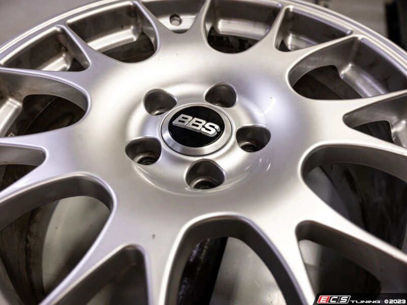 BFI Center Cap Adapters For BBS Wheels (OEM Audi/VW Center Caps) - Brushed - Set of Four