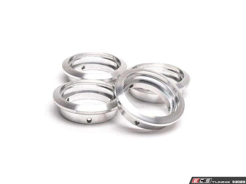 BFI Center Cap Adapters For BBS Wheels (OEM Audi/VW Center Caps) - Brushed - Set of Four