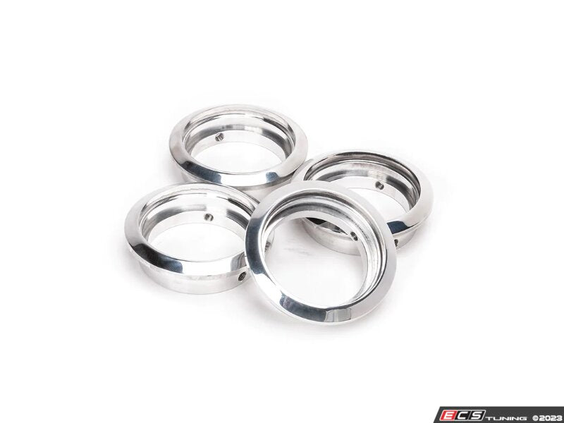 BFI Center Cap Adapters For BBS Wheels (OEM Audi/VW Center Caps) - Polished - Set of Four