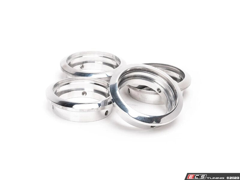 BFI Center Cap Adapters For BBS Wheels (OEM Audi/VW Center Caps) - Polished - Set of Four