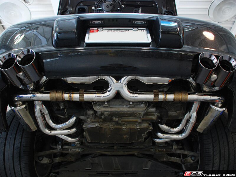 Fabspeed Porsche 997 Carrera Performance Exhaust Package - Stainless Steel Exhaust Tips