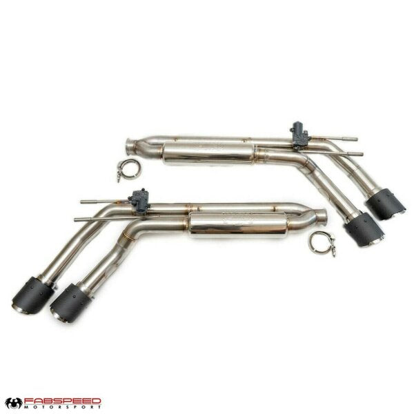 Valvetronic Performance Exhaust System - Satin Black Quad Tips