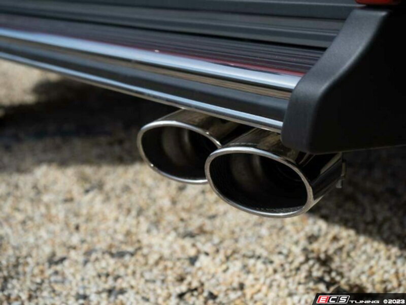 Valvetronic Performance Exhaust System - Polished Stainless Steel Quad Tips