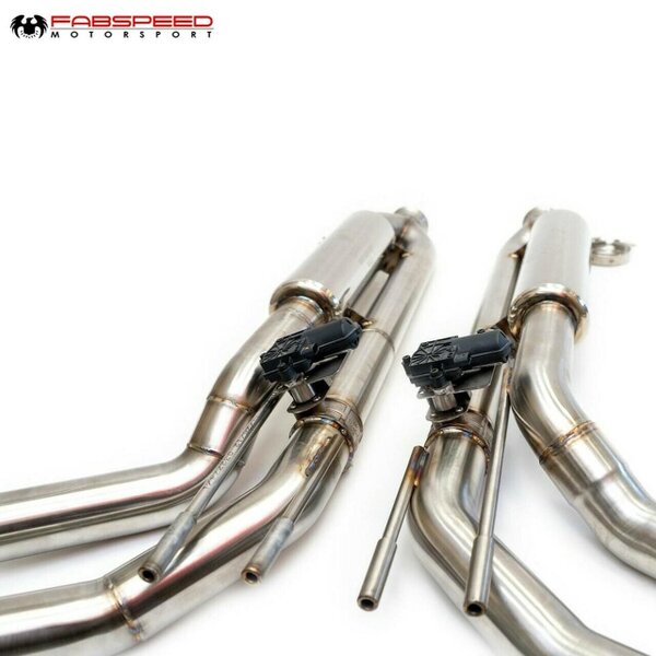 Valvetronic Performance Exhaust System - Polished Stainless Steel Quad Tips