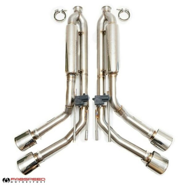 Valvetronic Performance Exhaust System - Polished Stainless Steel Quad Tips