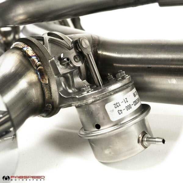 Fabspeed Porsche 997.2 (2009-2012) Carrera Valvetronic Exhaust System - Polished Stainless Steel Quad Tips