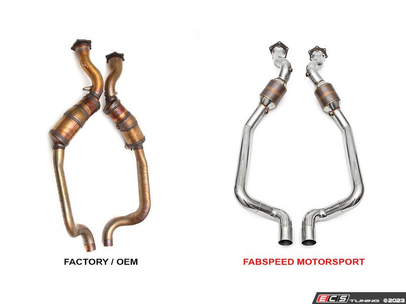 Fabspeed Porsche 970 Panamera Turbo / Turbo S (2010-2016) Primary Sport Catalytic Converters