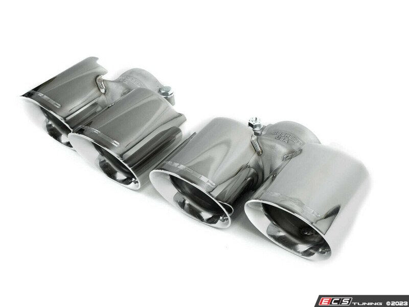 Fabspeed Porsche 970 Panamera Turbo / Turbo S (2010-2016) Performance Package - Polished Stainless Steel Quad Tips