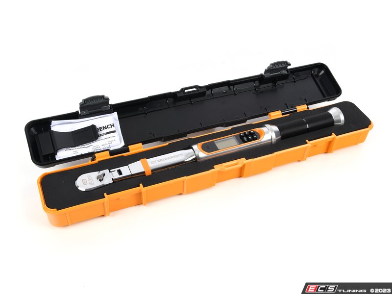 3/8" Flex Head Electronic Torque Wrench With Angle