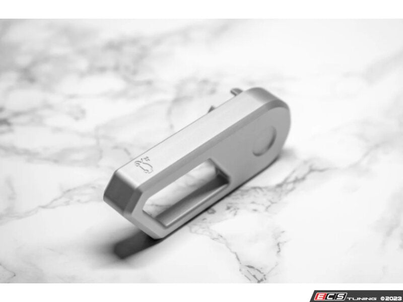 Carbonex Aluminum Hood Latch Handle - Silver - G Chassis