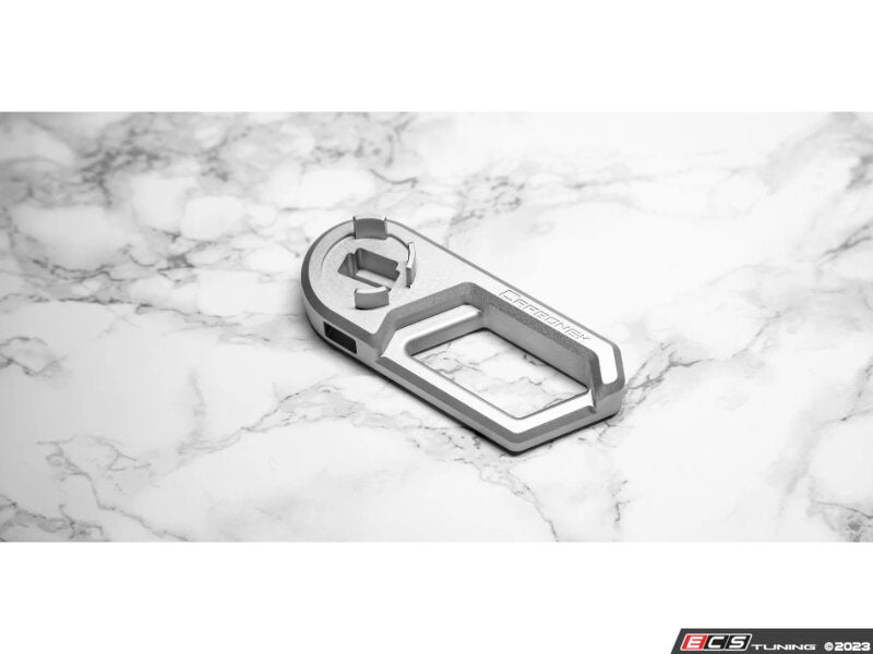 Carbonex Aluminum Hood Latch Handle - Silver - G Chassis