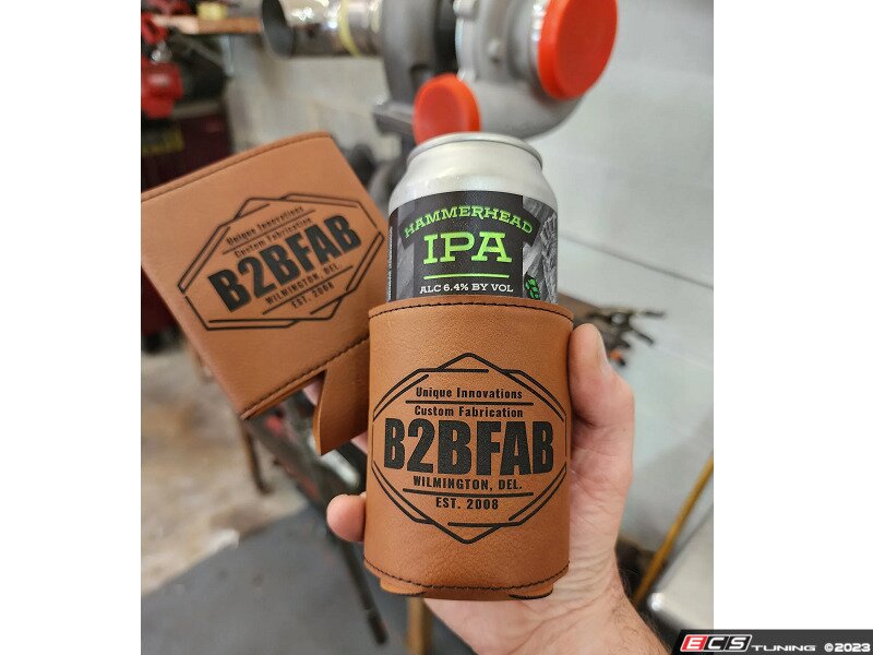 B2BFAB Leather Can Koozie