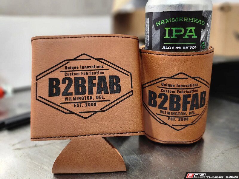 B2BFAB Leather Can Koozie