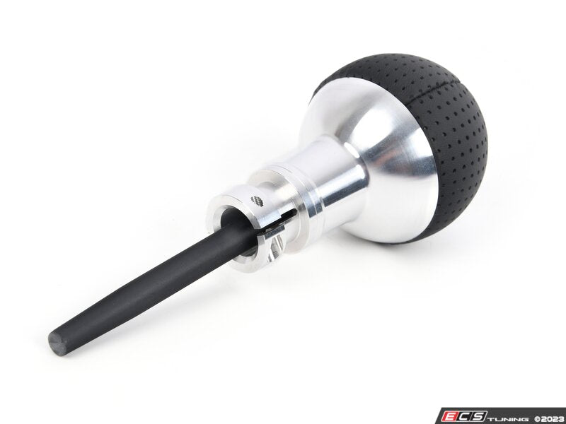 GS2 Automatic Shift Knob - Silver w/ Black Perforated Air Leather