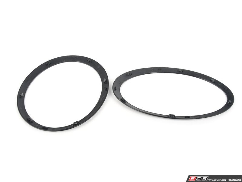 Headlight And Taillight Trim Rings Set Jet Black - MINI F55/F56/F57