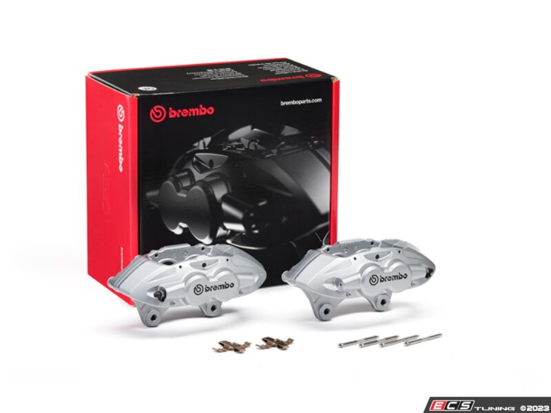 Performance Brake Caliper Set - Silver - Front