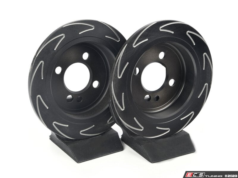 Rear Slotted EBC (Blade) Brake Rotors - Pair 10.19" (259x10)