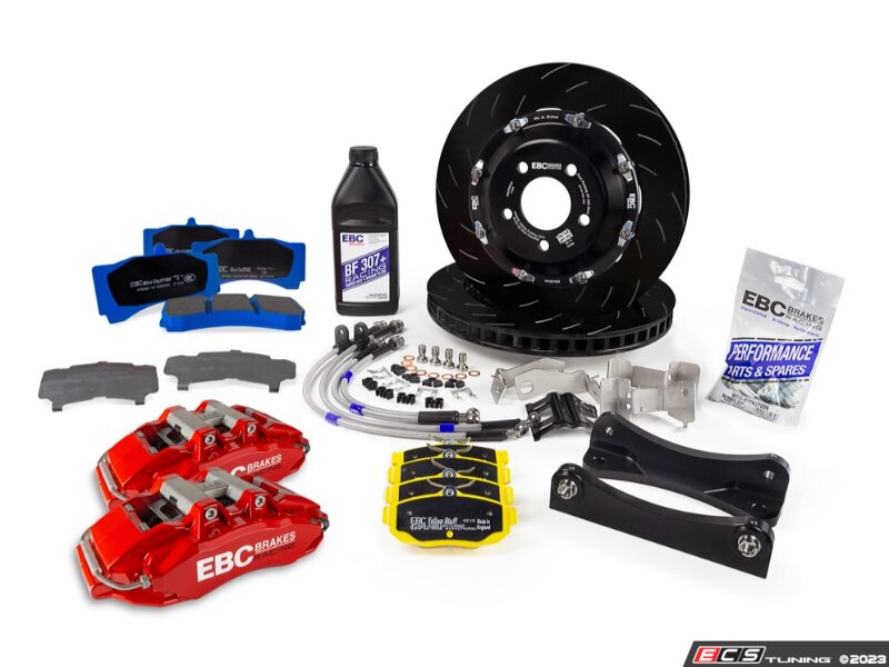 Balanced Front Big Brake Kit - Racing Red - 355x32mm Rotor