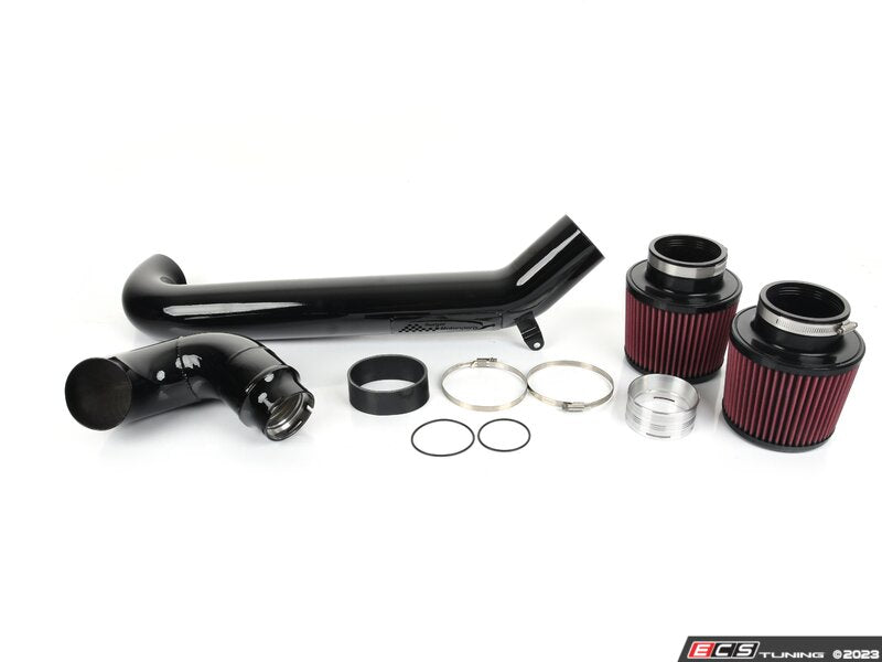 BMS Elite Performance Intake - Black High Gloss w/ Red Filters