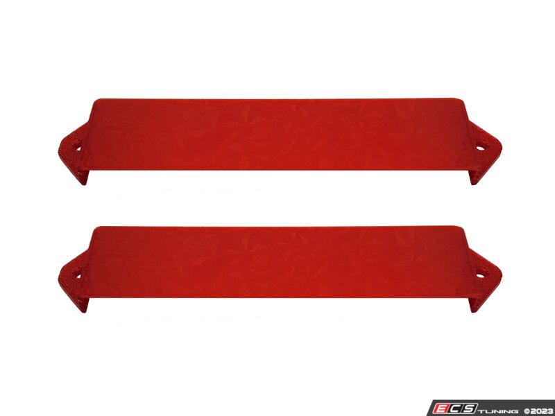 E9X Cabin Filter Covers - Red