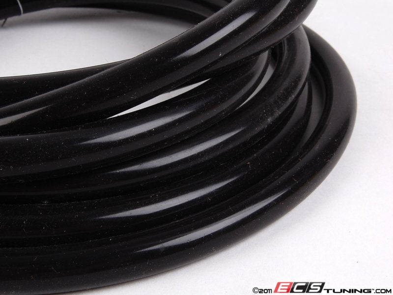 Silicone Vacuum Hose - Black - 9 Feet