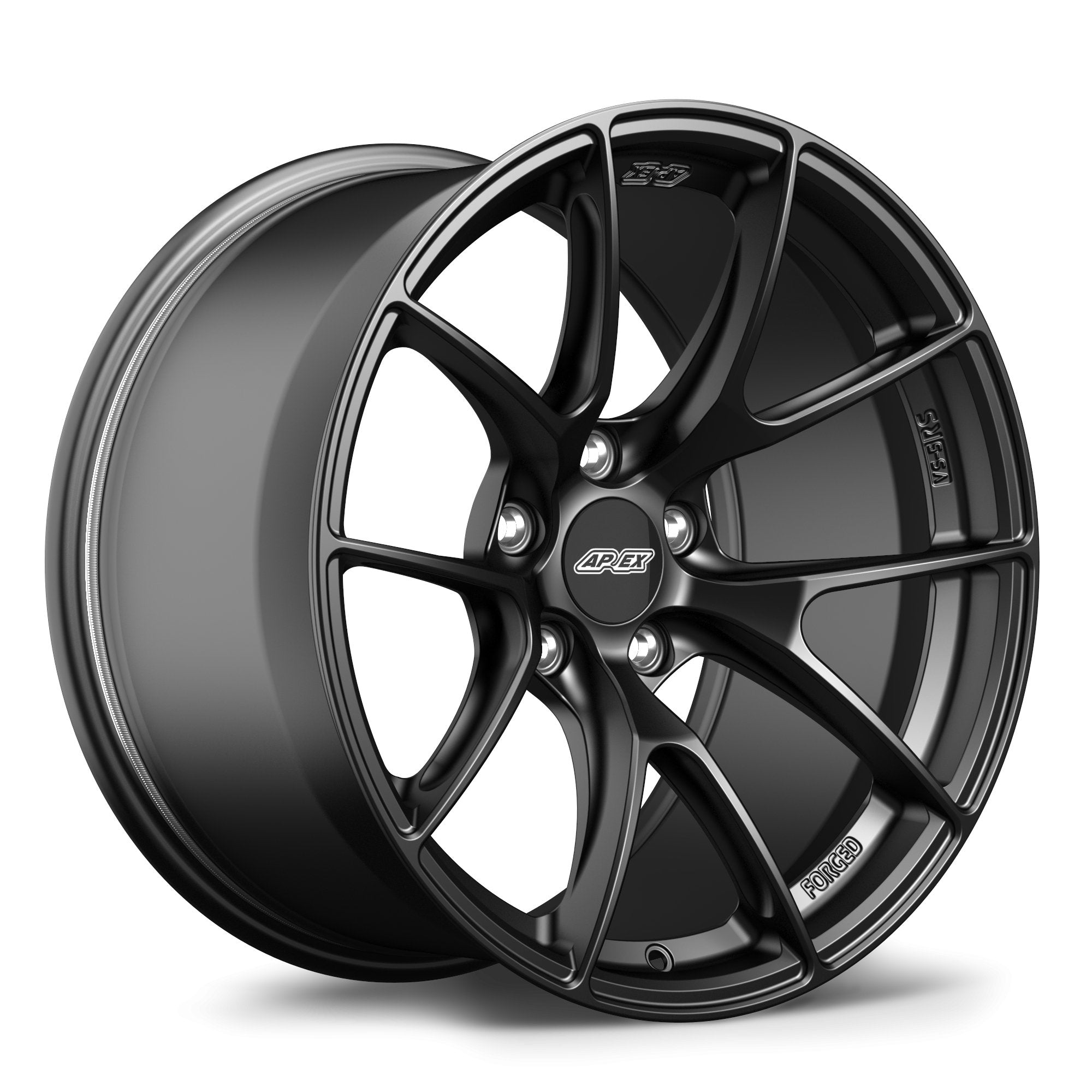 18x12" ET46 APEX VS-5RS Forged Porsche Wheel 5-Lug