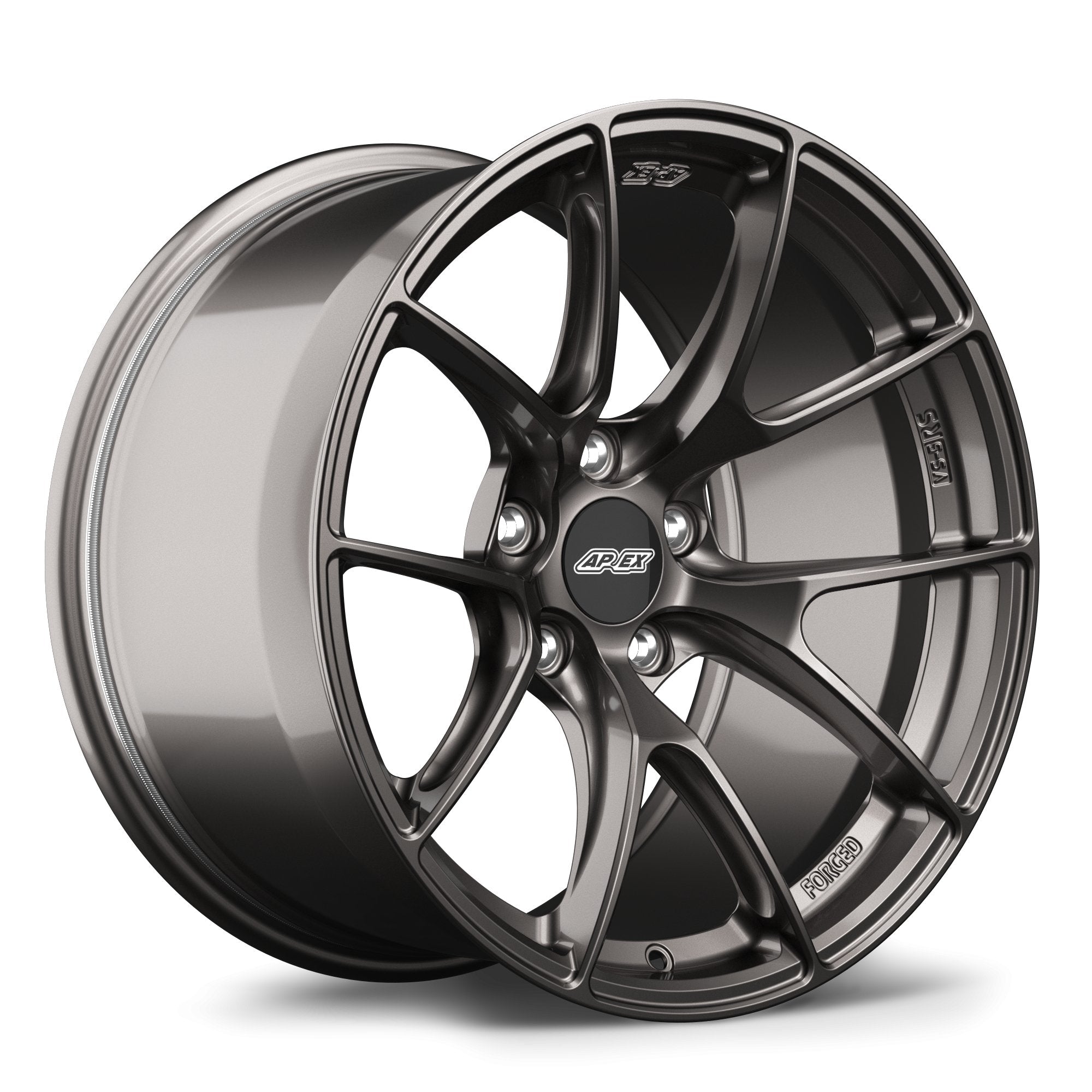 18x12" ET46 APEX VS-5RS Forged Porsche Wheel 5-Lug