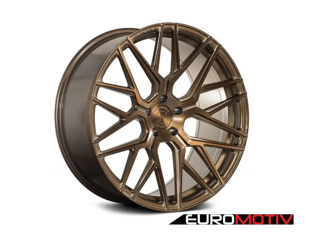 19’ Rfx10 Wheels - Set Of Four Staggered Bronze