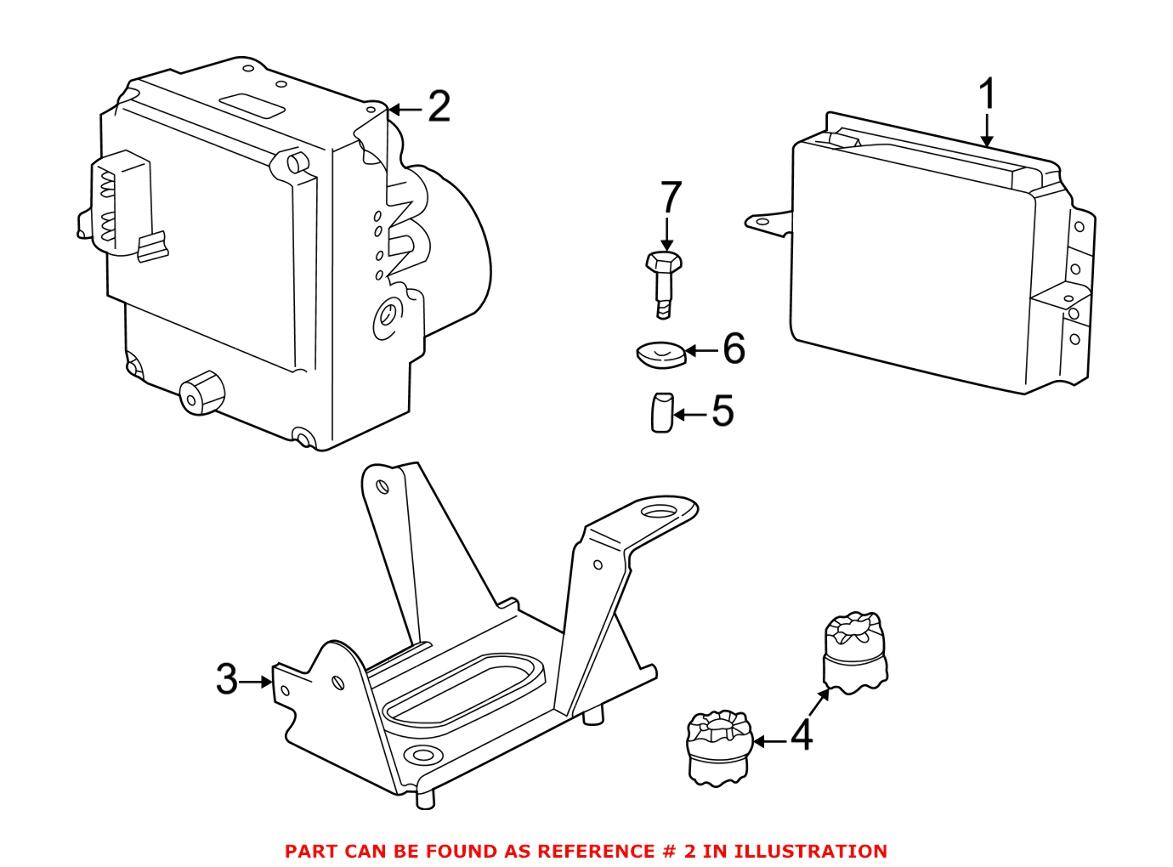 BMW ABS Hydraulic Assembly 34511090911 – Genuine BMW