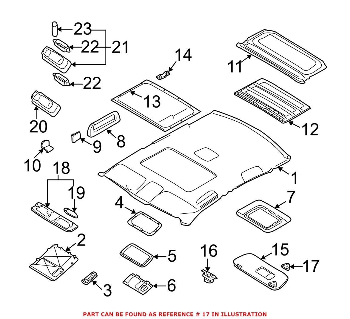 Sun Visor Bracket