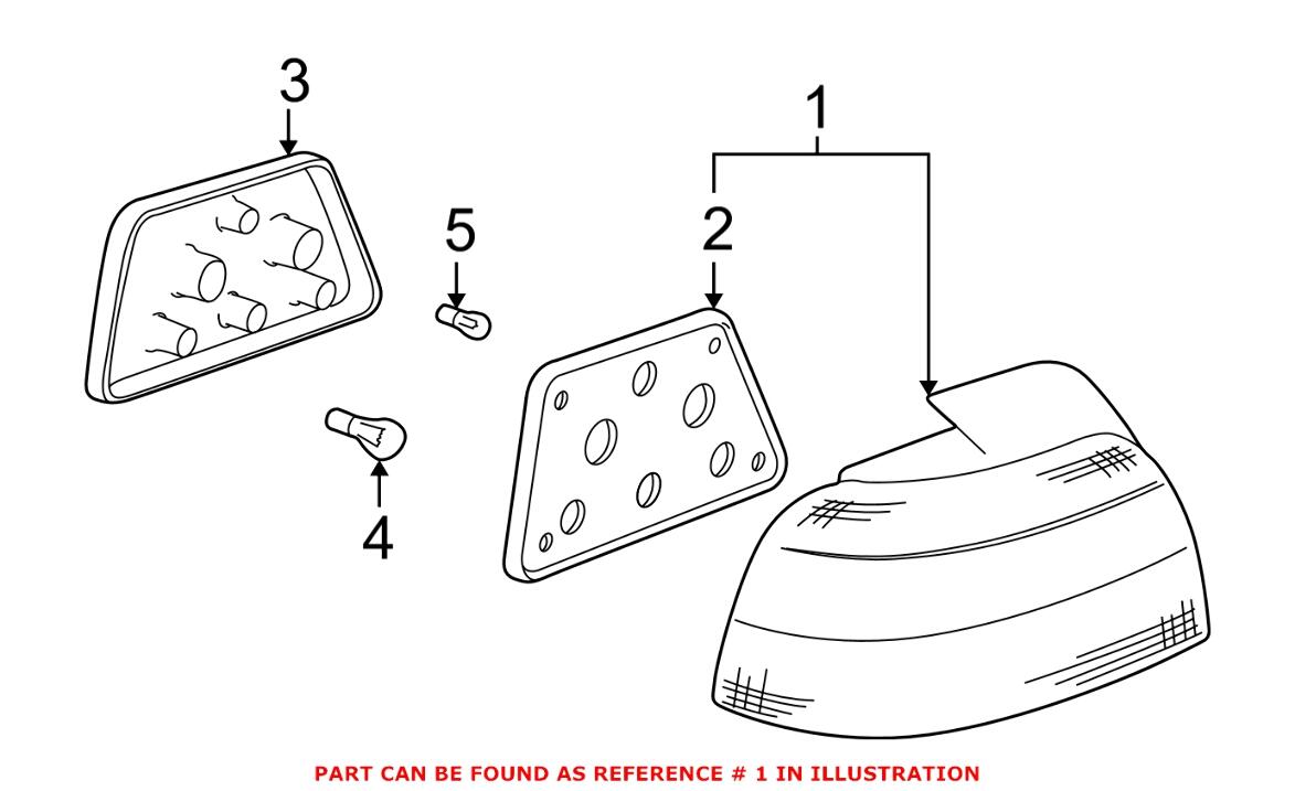 Tail Light Assembly – Passenger Side