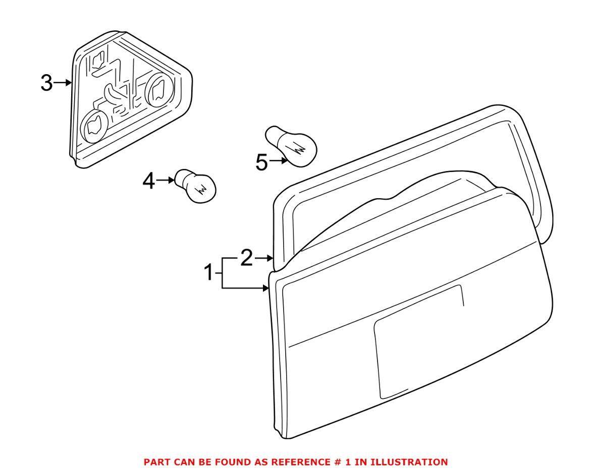 Tail Light Assembly – Rear Driver Left