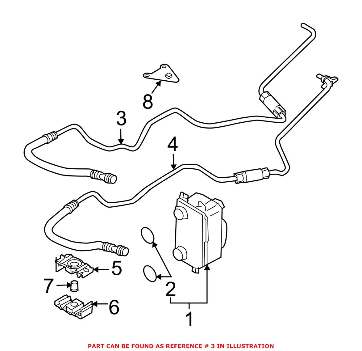 Auto Trans Oil Cooler Line (Inlet)