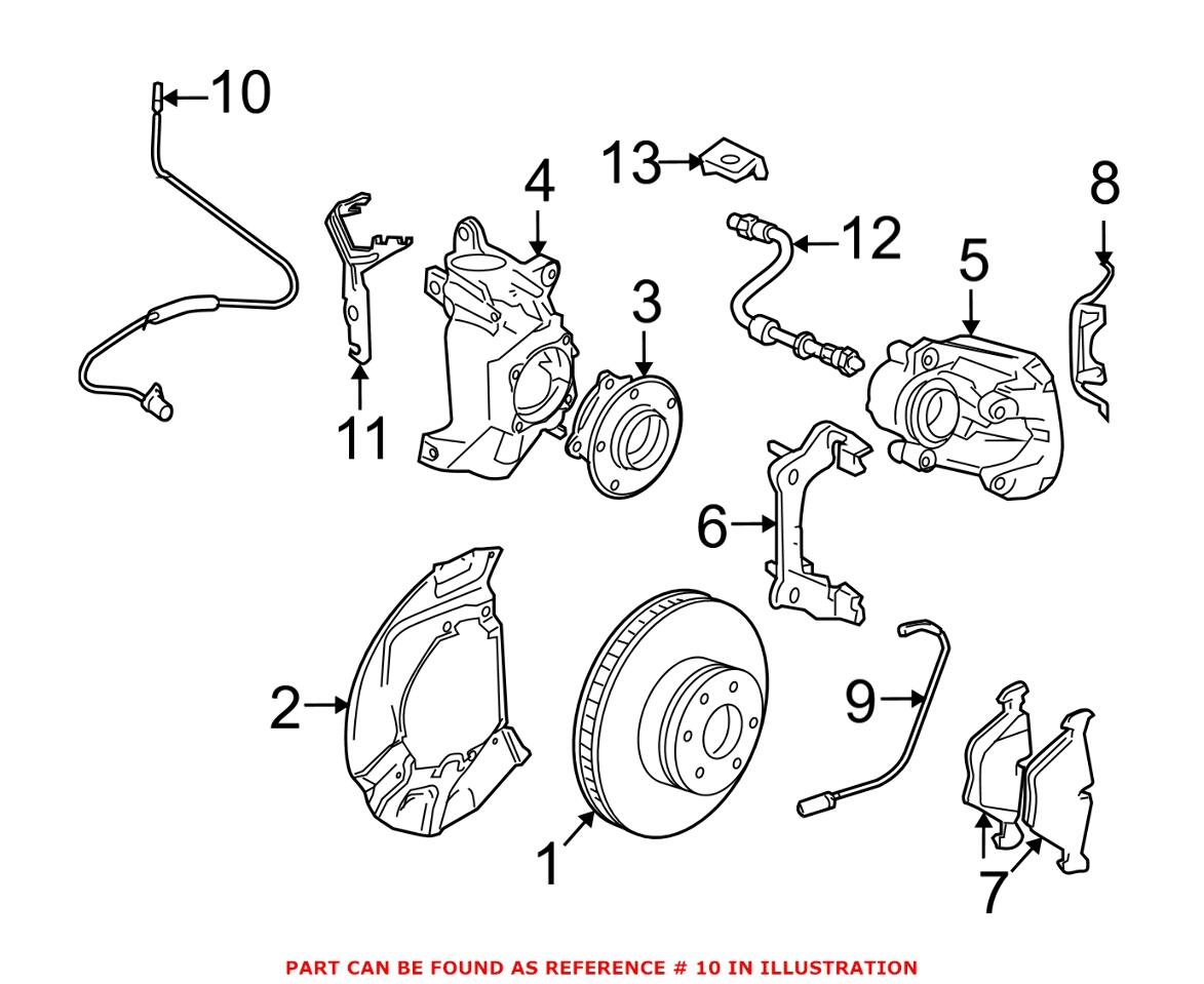 BMW ABS Wheel Speed Sensor – Front 34526771702