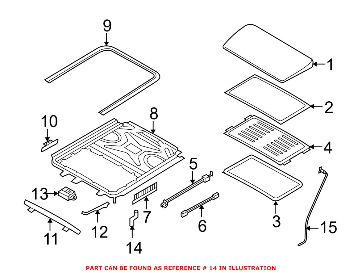 BMW Sunroof Tool 54137199324