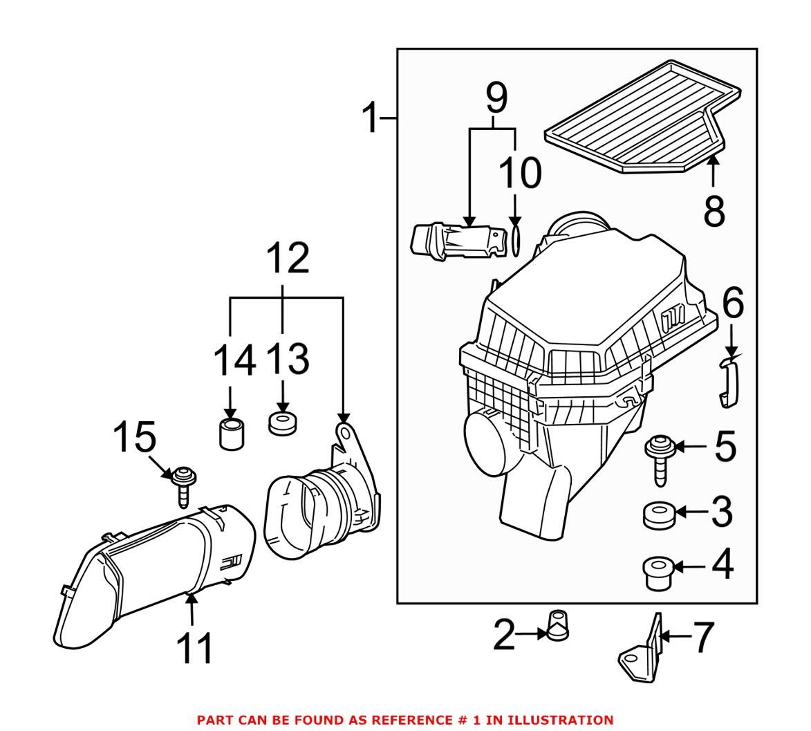 Air Filter and Housing Assembly – Driver Left