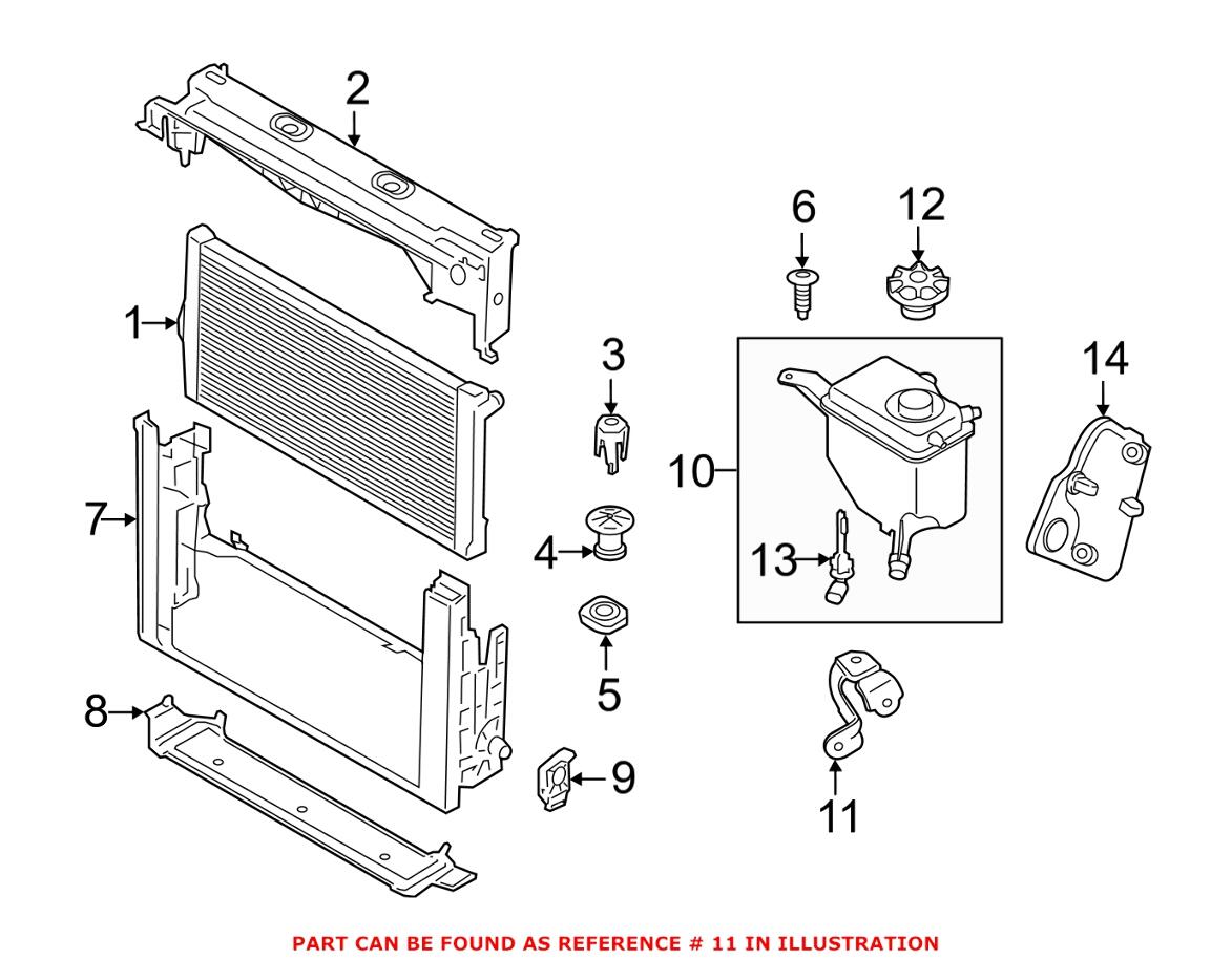 BMW Air Cleaner Bracket 17137576092 – Genuine BMW