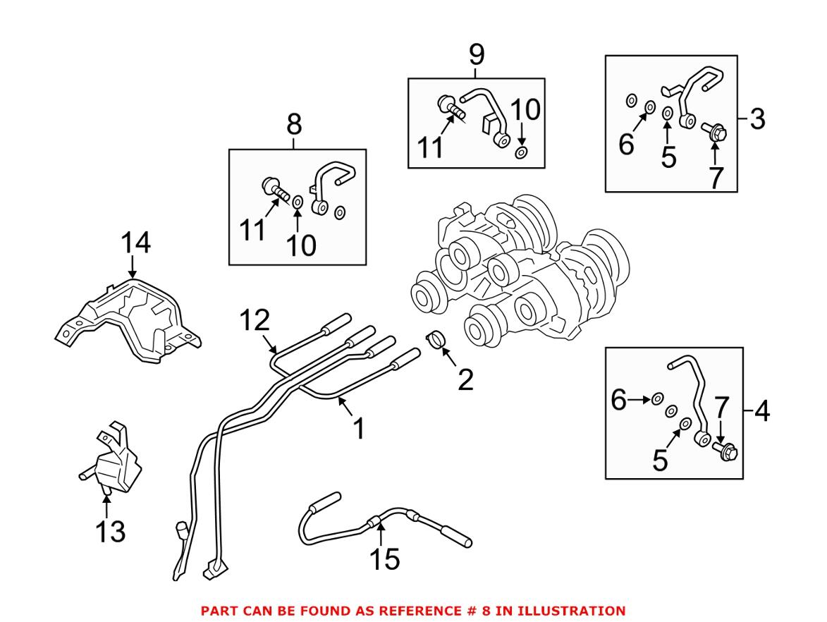 Turbocharger Coolant Line