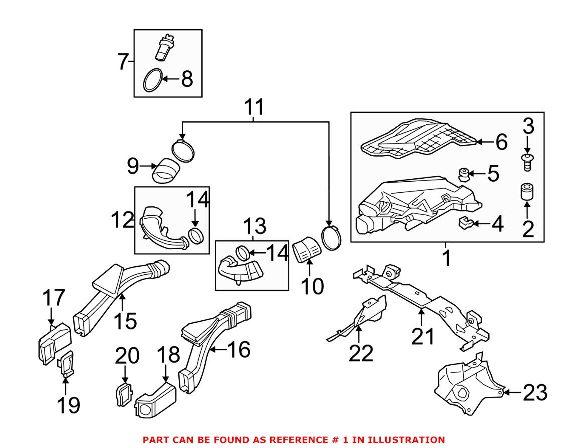 Air Filter and Housing Assembly – Driver Left