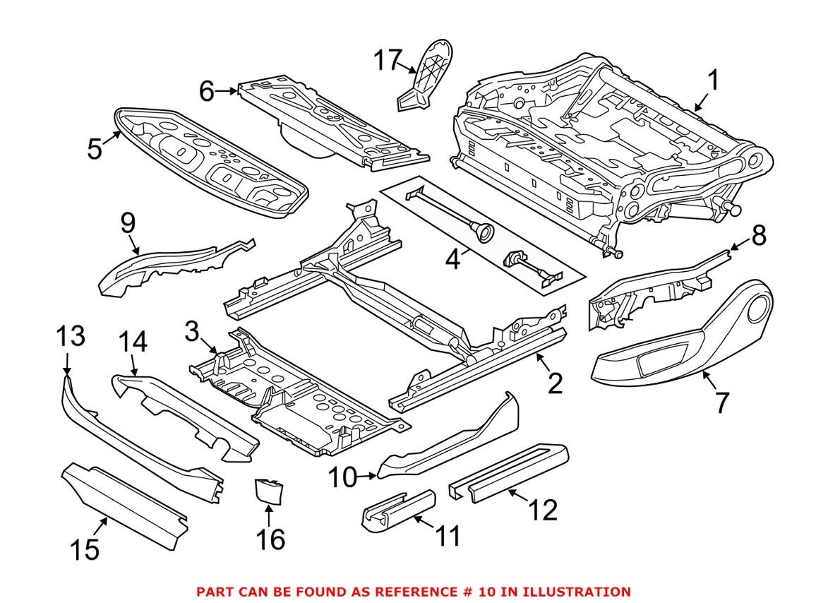 Seat Frame Trim Panel