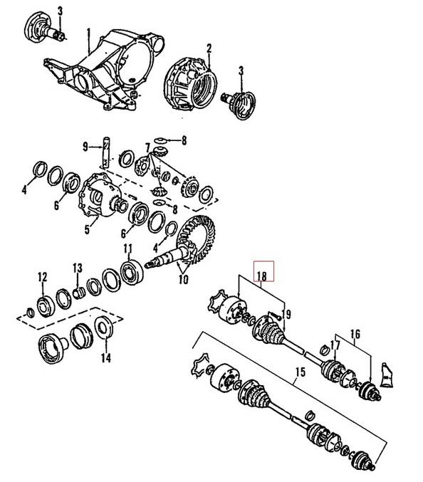 Audi VW CV Joint Kit – Front Inner 191498103C