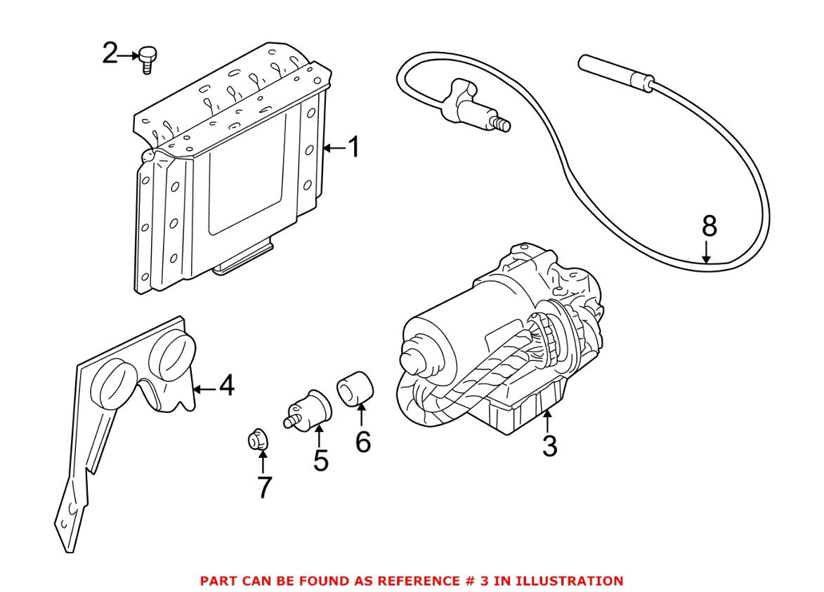 BMW ABS Hydraulic Assembly 34511164970