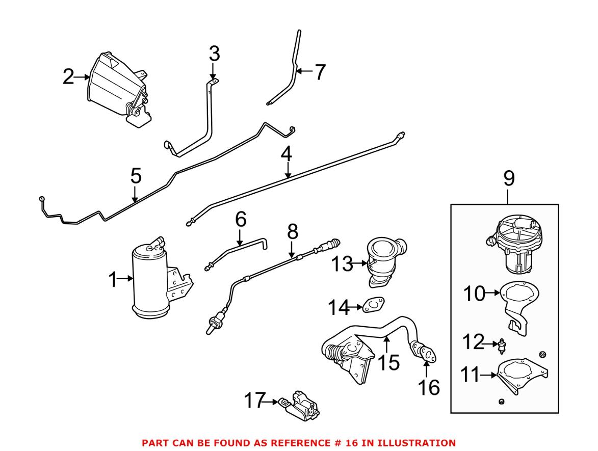 Secondary Air Pump Check Valve Gasket