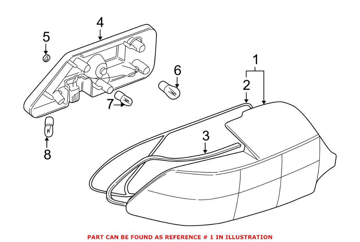 Tail Light Assembly – Passenger Side